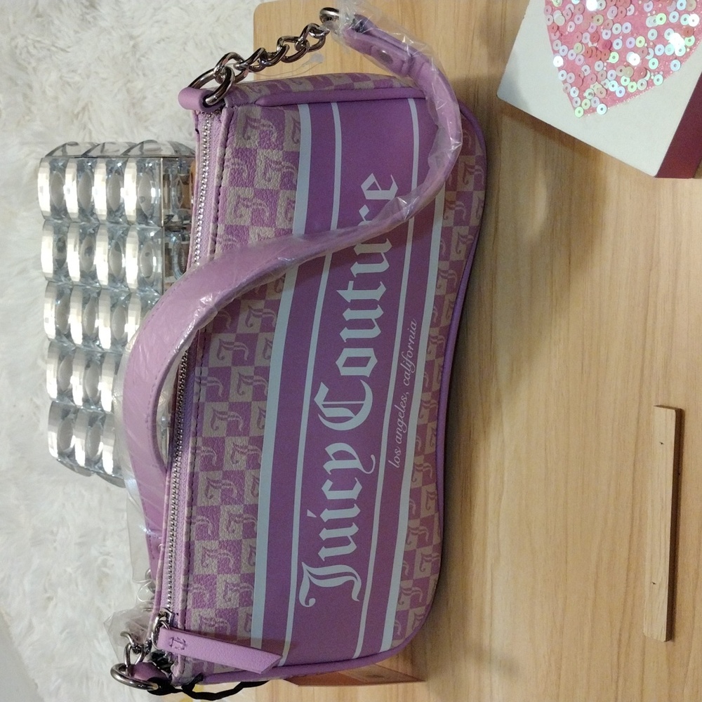 Juicy Couture Violet Tulle Shoulder Bag ✨ 🆕 - Picture 3 of 12